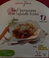 Boeuf bourguignon et ses tagliatelles ondulées