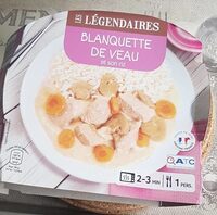 Blanquette de veau et son riz