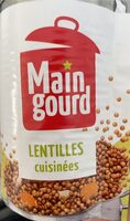 Lentilles cuisinées