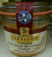 Foie gras de canard entier au piment d'Espelette