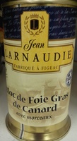 Bloc de foie gras de canard avec morceaux