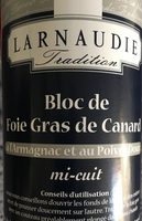Bloc de foie gras de canard