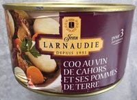 Coq au vin de Cahors et ses pommes de terre