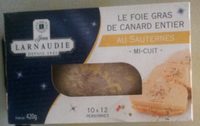 Le foie gras de canard entier au sauternes mi cuit