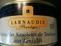 Saucisses de Toulouse aux lentilles