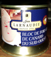 Bloc de foie gras de canard du Sud Ouest Jean Larnaudie