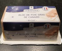Bloc de foie gras de canard mi-cuit