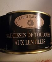 Saucisses de toulouse aux lentilles