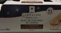 Bloc de foie gras de canard à l'Armagnac et au poivre doux