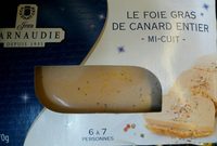 Foie gras de canard entier mi-cuit