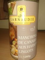 Manchons de canard aux haricots lingots