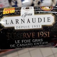 Foie gras réservé 1951