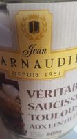 Véritables saucisses de Toulouse aux lentilles