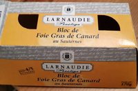 Bloc de foie gras de canard au Sauternes