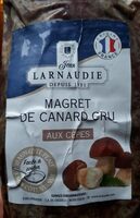 Magret de canard cru aux cèpes