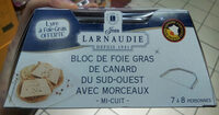Bloc de fois gras de canard du Sud-Ouest avec morceaux
