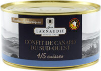Confit de canard
4 cuisses