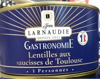 Lentilles aux saucisses de Toulouse