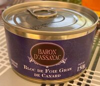 Bloc de foie gras de canard