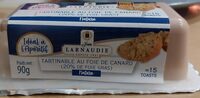 Tartinable au foie gras.