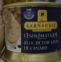 L'Emblématique bloc de foie gras de canard