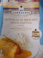 Quenelles de brochet sauce Nantua et son riz