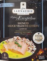 Saumon sauce velouté citron & son riz