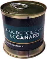 Bloc de foie gras de canard