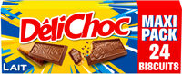 Biscuits Chocolatés DELICHOC au Chocolat au lait x24 - 300g