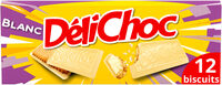 Biscuits Chocolatés DELICHOC Biscuits Chocolat Blanc - 150g