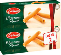 Delacre cigarettes russes lot 2x200g (400g)
