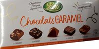Assortiment de bonbons de chocolats au caramel