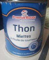 Thon miettes à l huile de tournesol