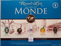 Alcools du Monde Chocolats noirs fourrés