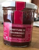 Confiture de framboises sans pepins