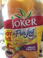 Joker Le Pur Jus Jus multifruits le lot de 4 bouteilles de 1 l