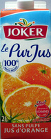 Le Pur jus - Sans pulpe Jus d'orange