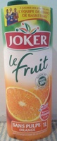 Le Fruit orange sans pulpe