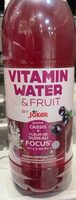 Vitamin water cassis 0,75L
