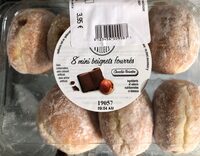 Beignet fourré chocolat noisette