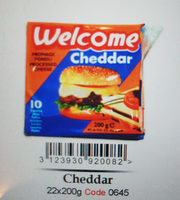 Welcome Queso Cheddar Lonjas X