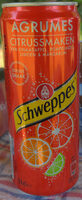 Schweppes agrumes aux saveurs d'orange,🍊de pamplemousse, de citron vert & de mandarine