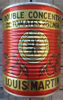 Double concentré de tomates 28%