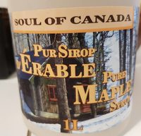 Pour sirop d'erable