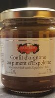 Confit d'oignons au piment d'espelette