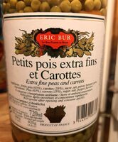 Petits pois extra fins et carottes