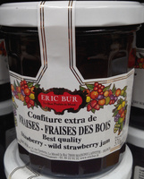 Confiture extra de Fraises - Fraises des Bois