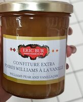 Confiture de poire Williams a la vanille