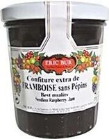 Confiture extra de framboise sans pépins ERIC BUR