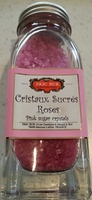 Cristaux sucrés roses